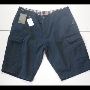 NWT Ben Sherman Navy Cargo Shorts Size 34 and 38